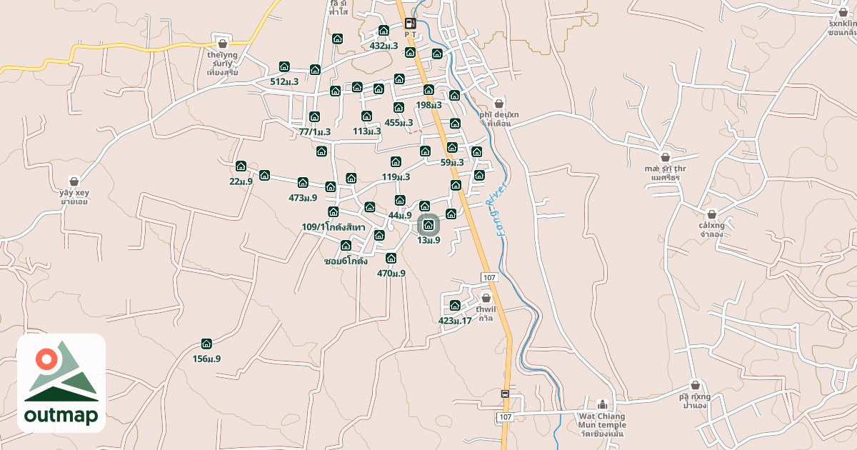 Map of 13ม.9