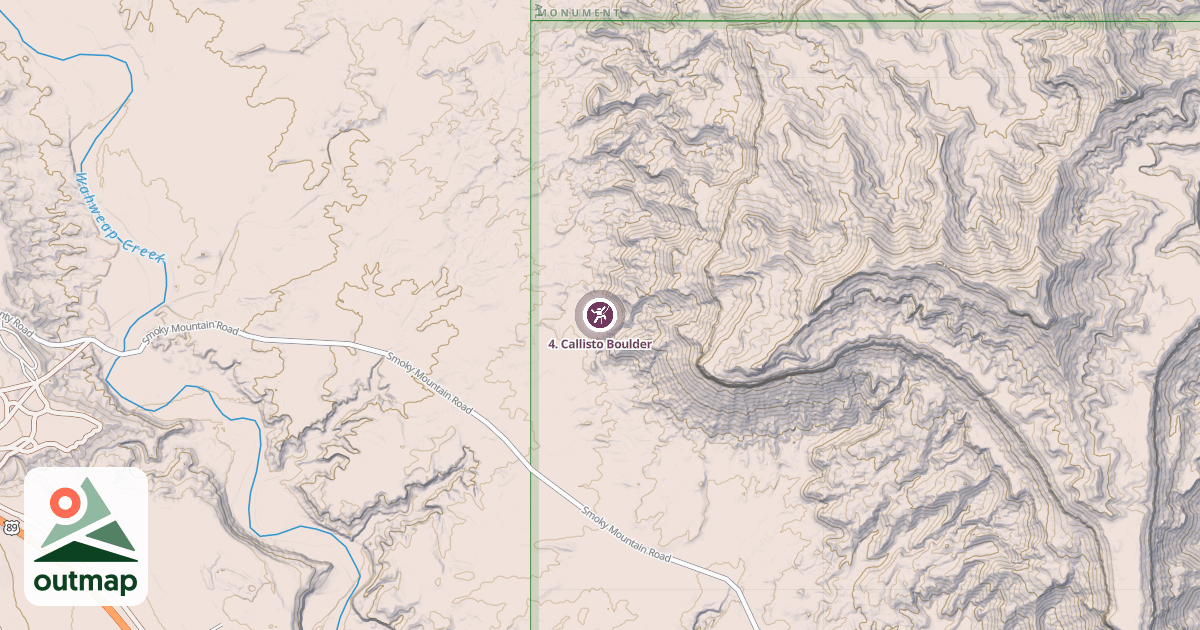 Map of 4. Callisto Boulder