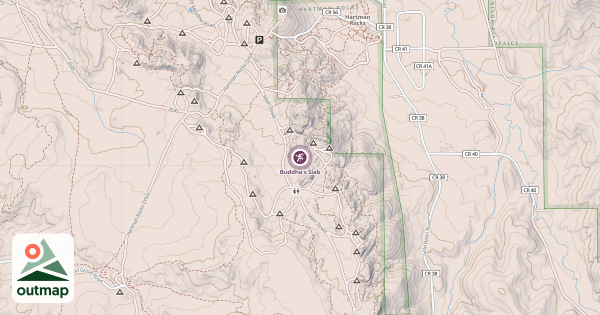 Map of Buddha's Slab