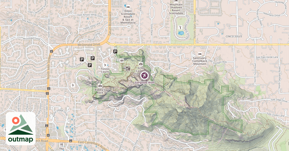 Map of Gargoyle Wall