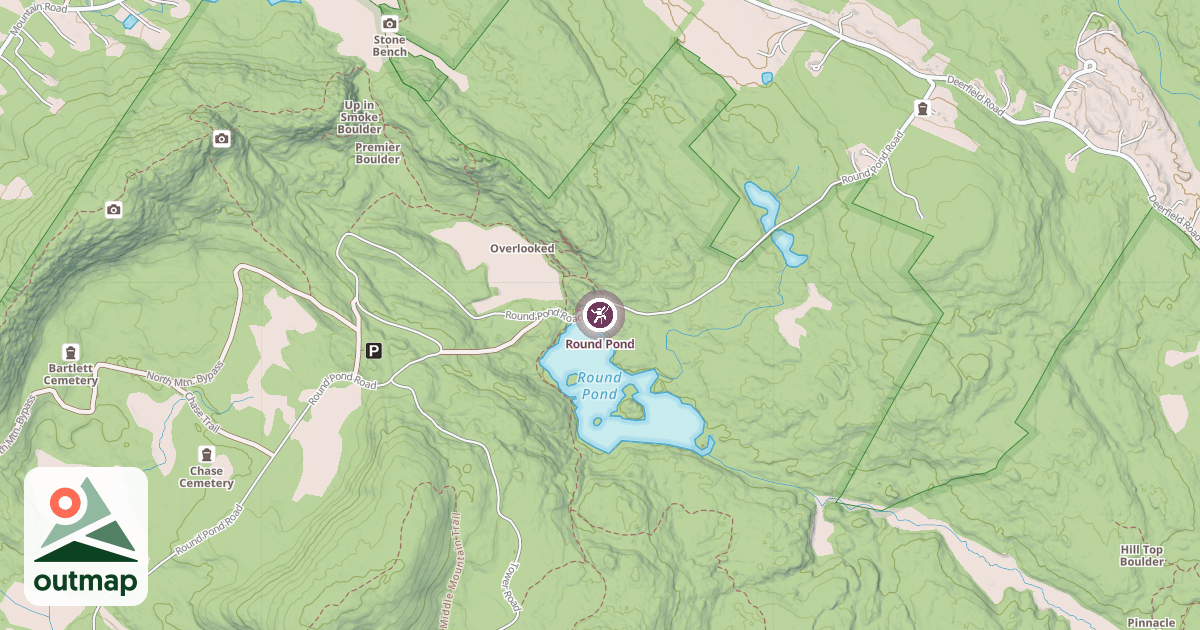 Map of Round Pond
