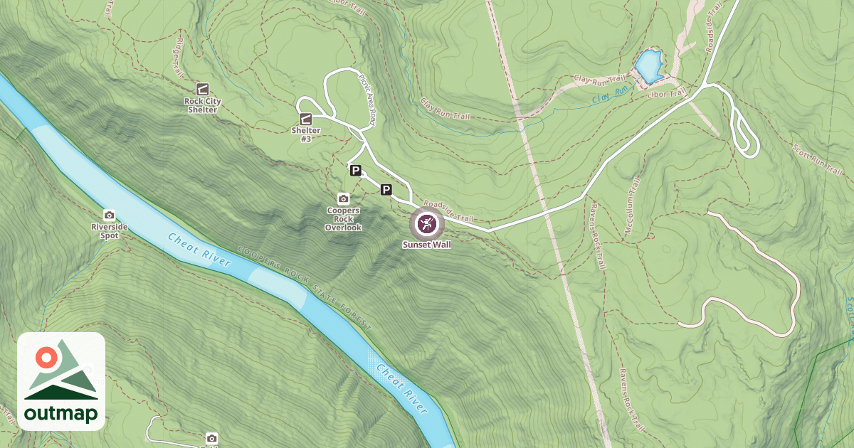 Map of Sunset Wall