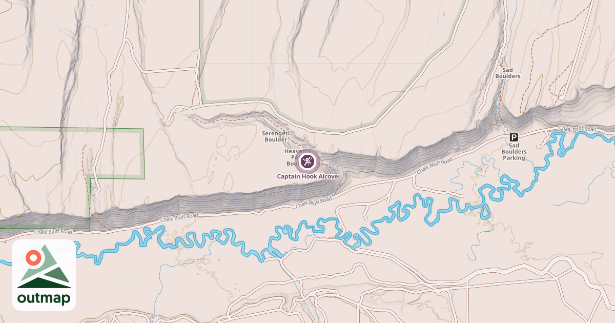 Map of Captain Hook Alcove