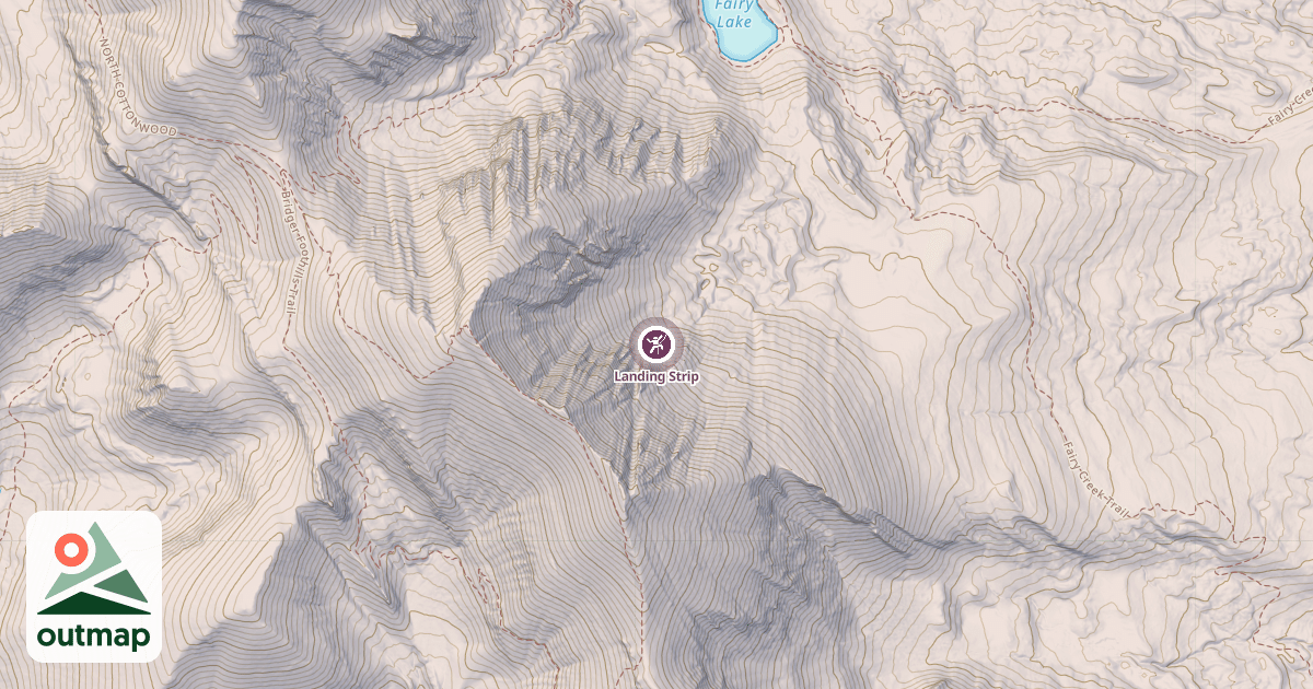 Map of Landing Strip
