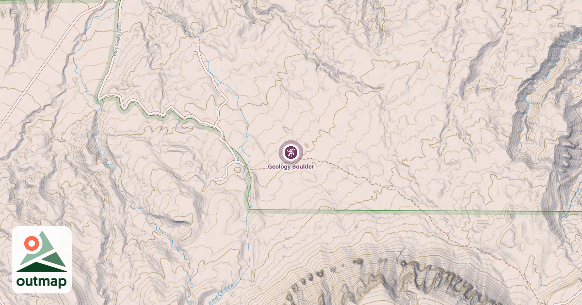 Map of Geology Boulder