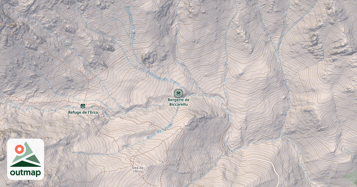 Map of Bergerie de Biccarellu