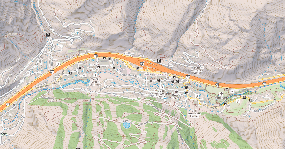 Map preview of Sandy's Shortcut