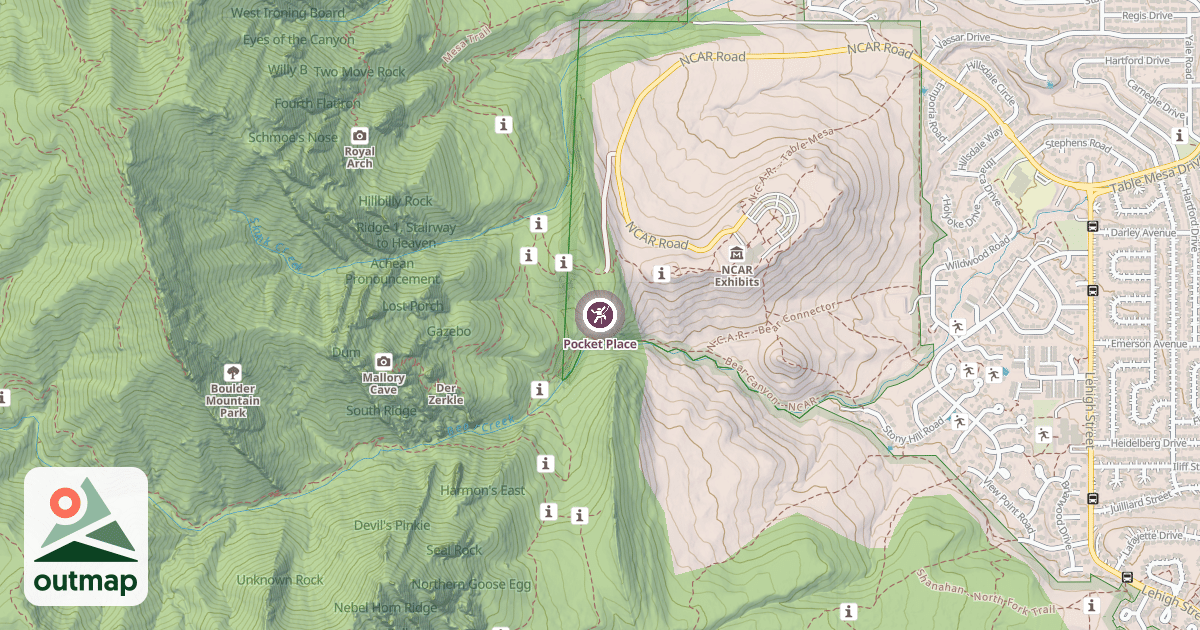 Map of Pocket Place