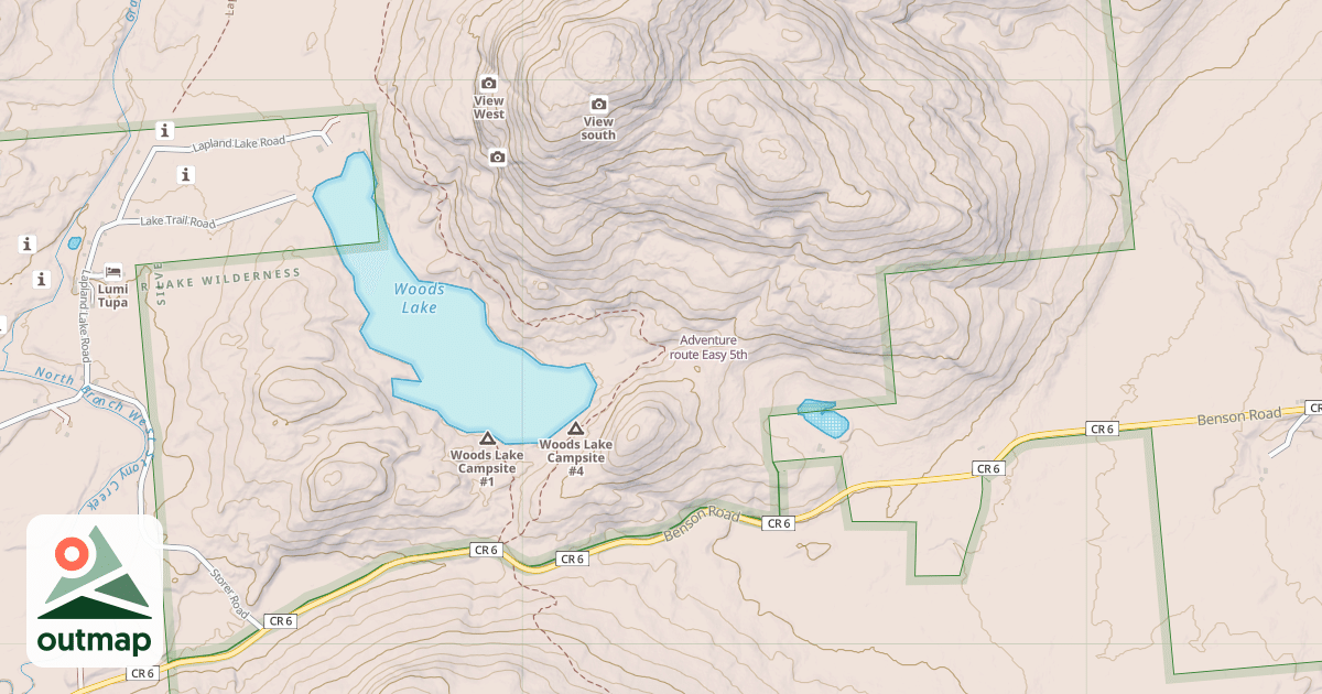 Map of Adventure route