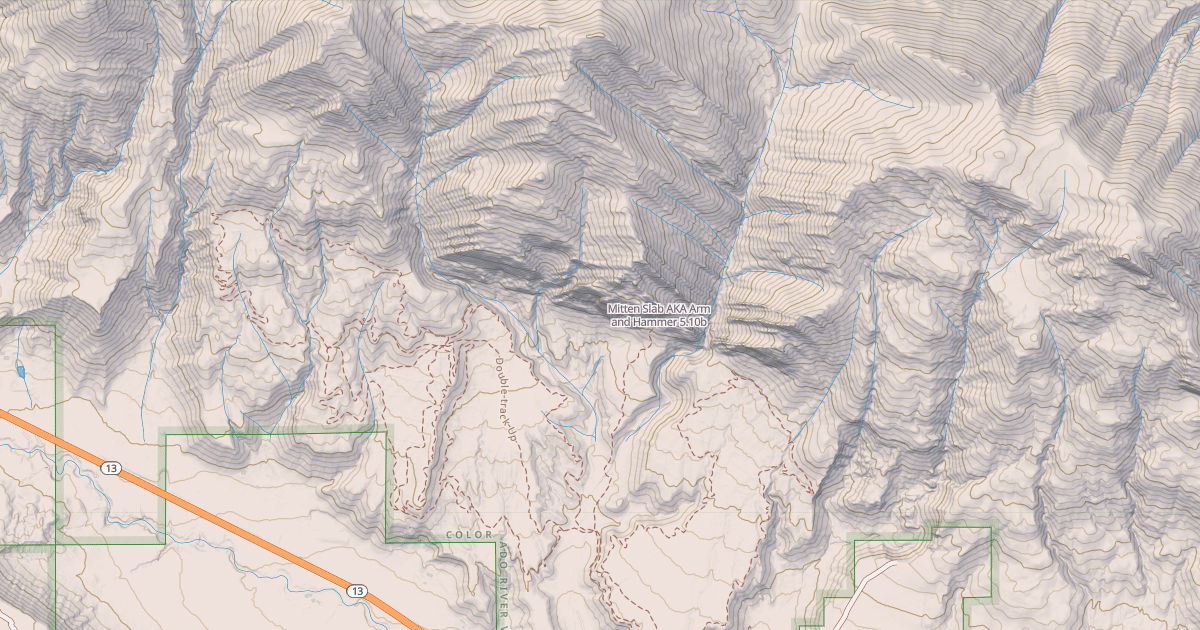 Map preview of Mitten Slab AKA Arm and Hammer