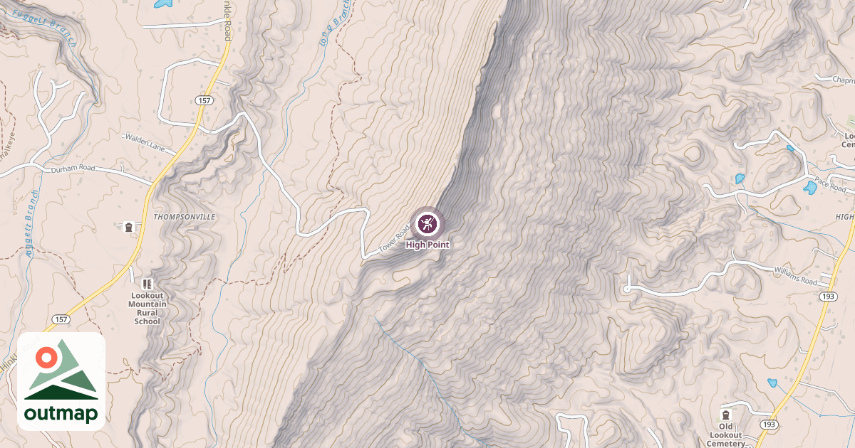 Map of High Point