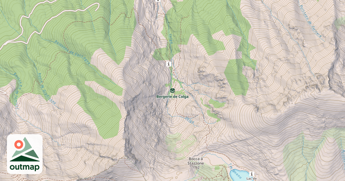 Map of Bergerie de Colga
