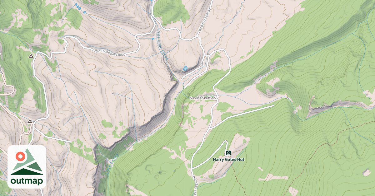 Map of Sunrise Shuffle