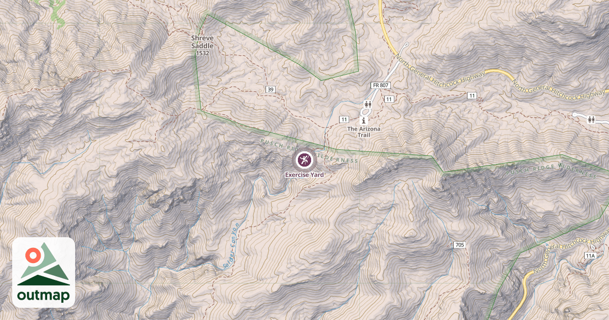 Map of Exercise Yard