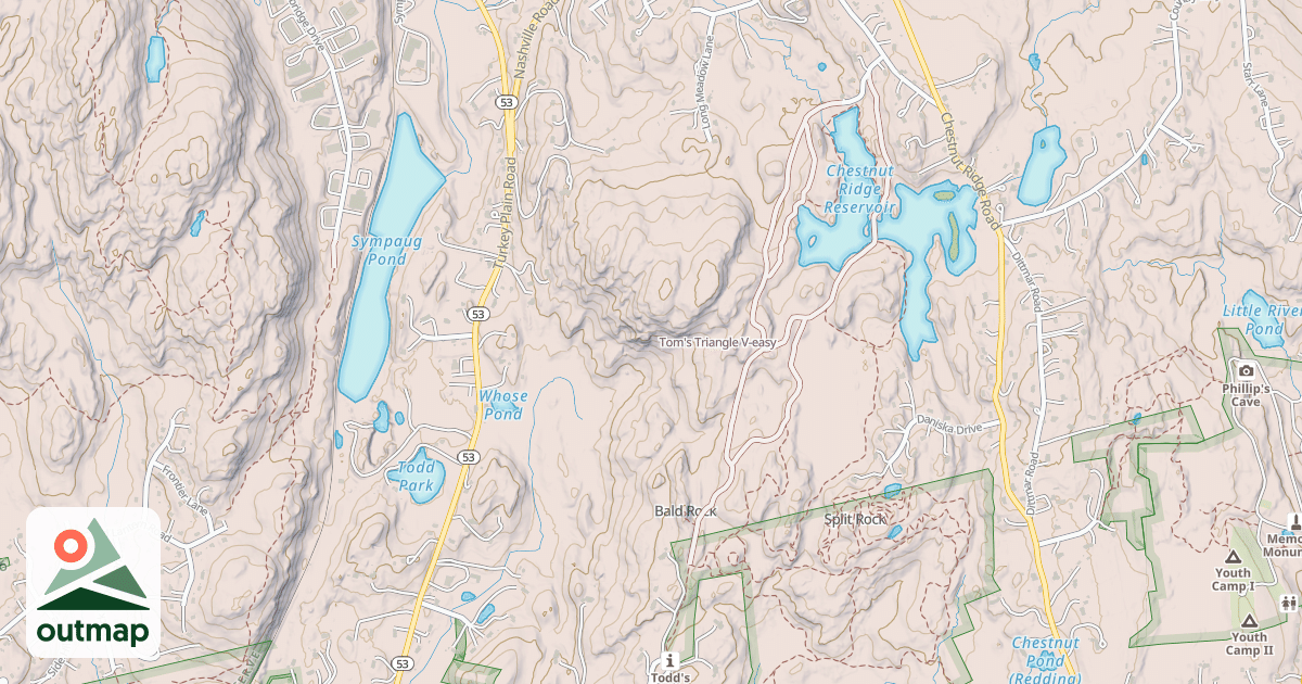 Map of Tom's Triangle