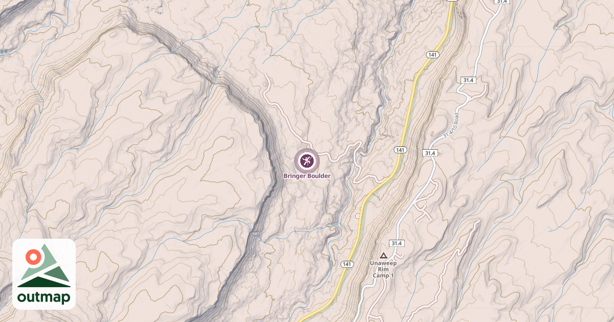 Map of Bringer Boulder