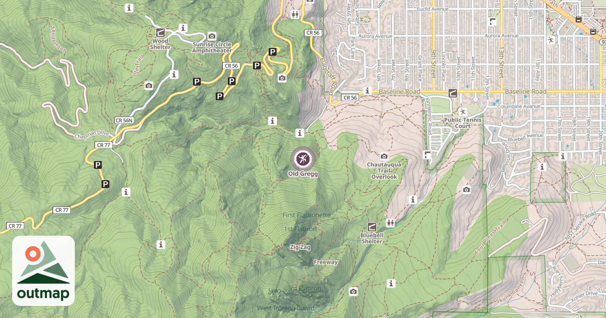Map of Old Gregg