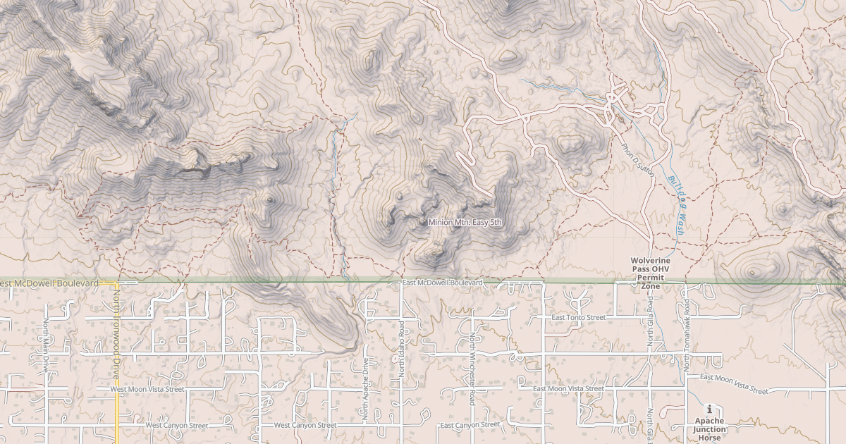 Map preview of Minion Mtn.