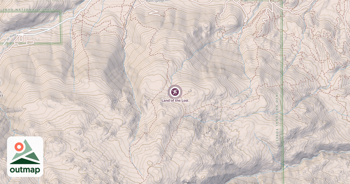 Map of Land of the Lost