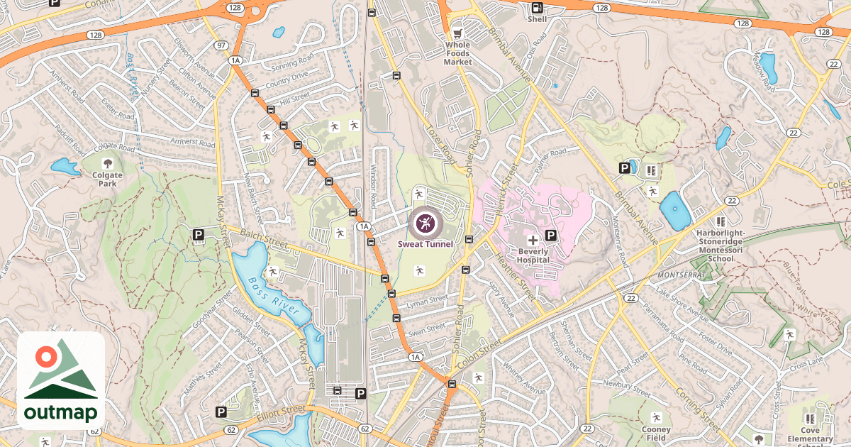 Map of Sweat Tunnel