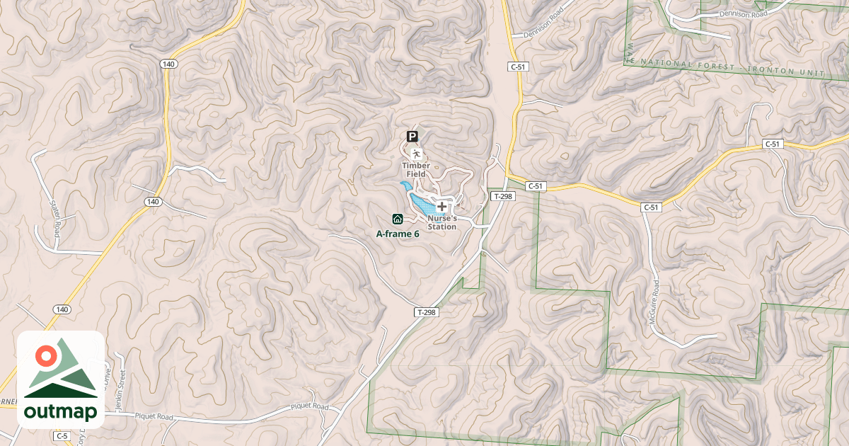 Map of A-frame 1