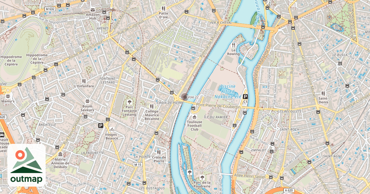 Map of Voie 22