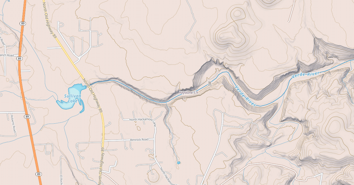 Map preview of Keystone