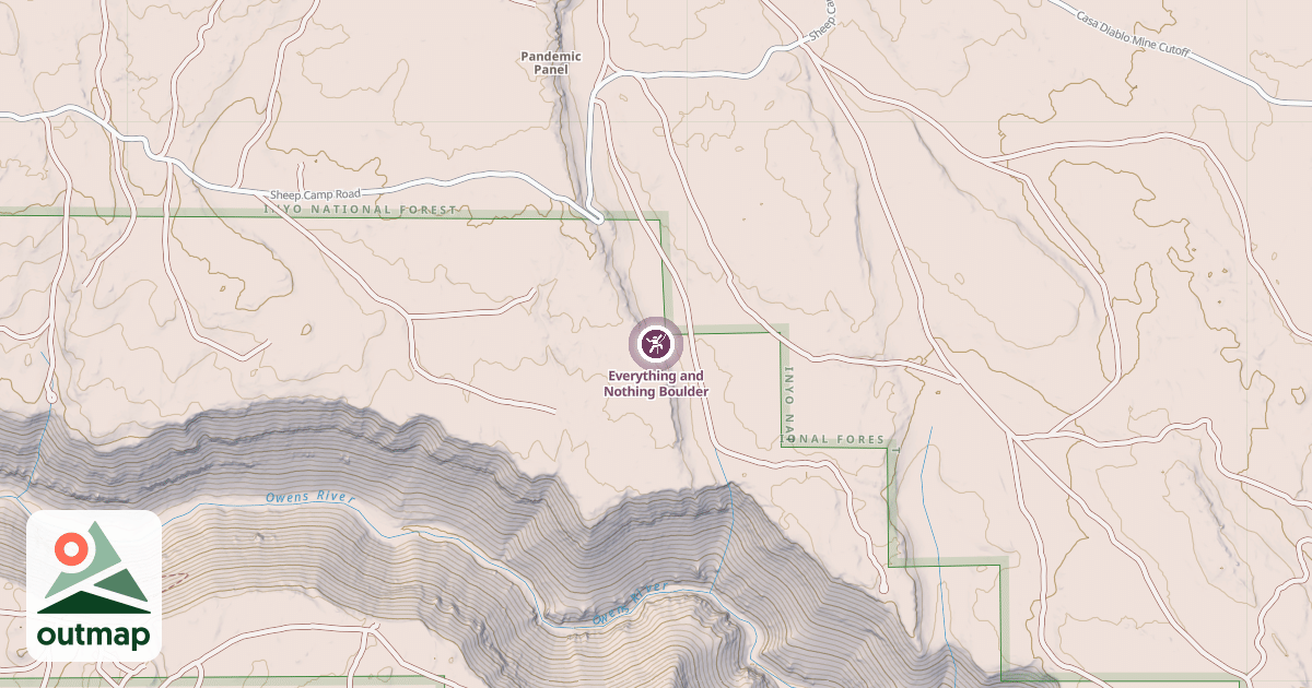 Map of Everything and Nothing Boulder