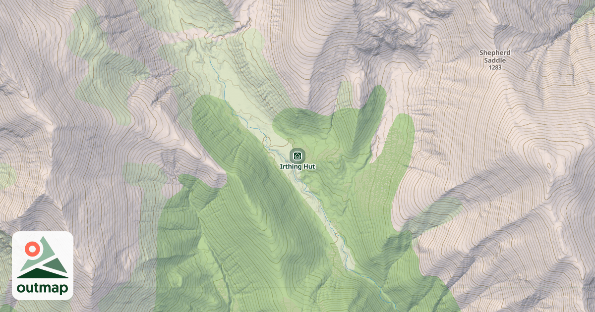 Map of Irthing Hut