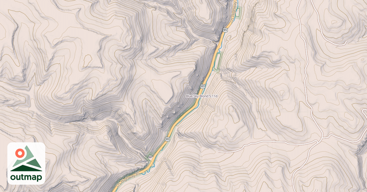 Map of Blue Sky Blond