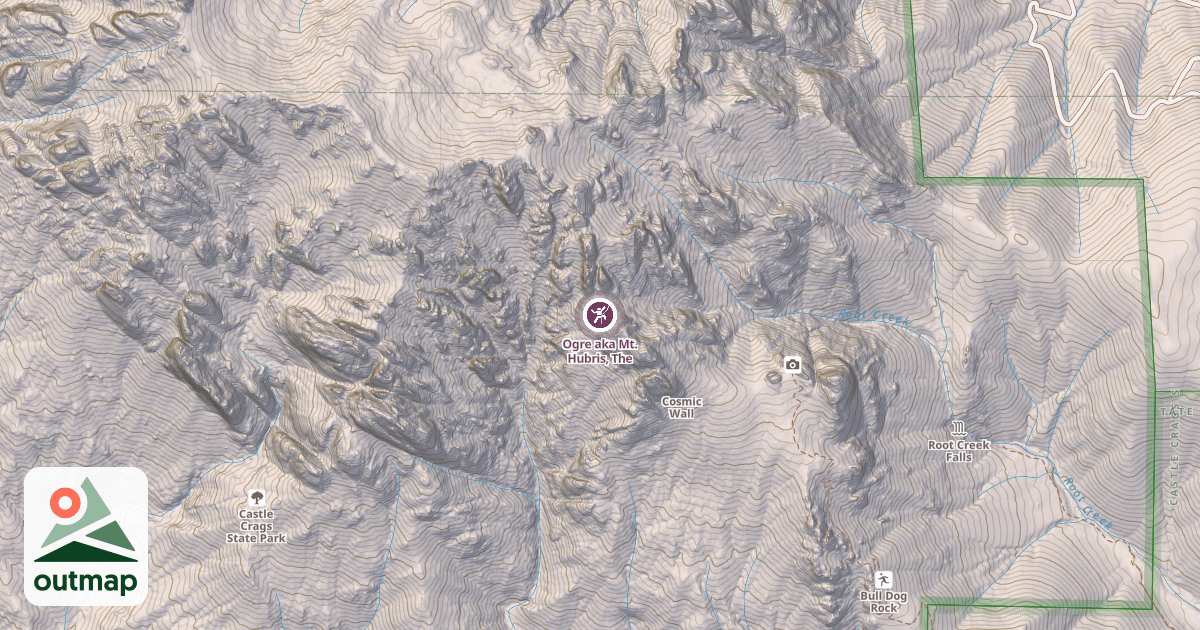 Map of Ogre aka Mt. Hubris, The