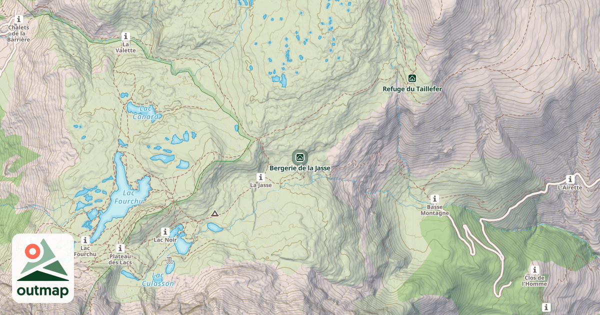 Map of Bergerie de la Jasse