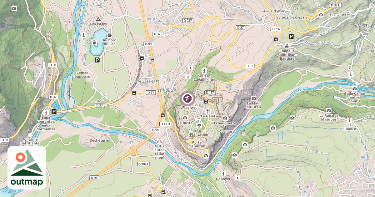 Map of Flavie