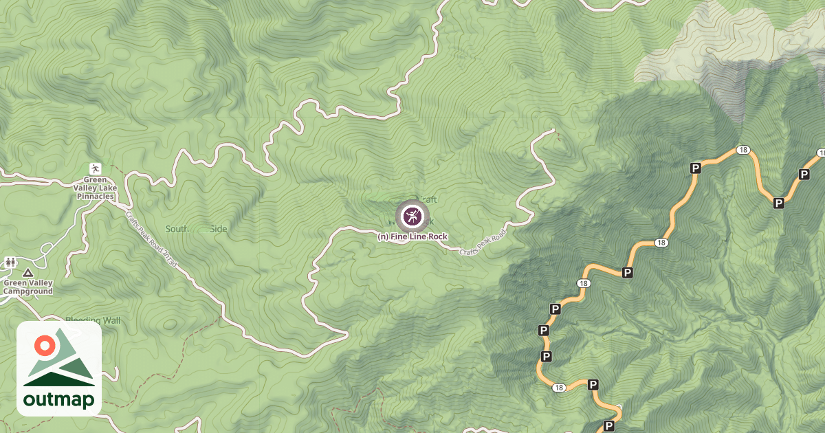 Map of (n) Fine Line Rock