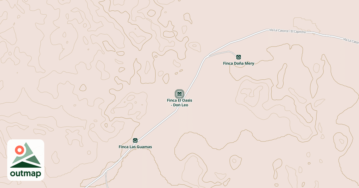 Map of Finca El Oasis - Don Leo in Vichada