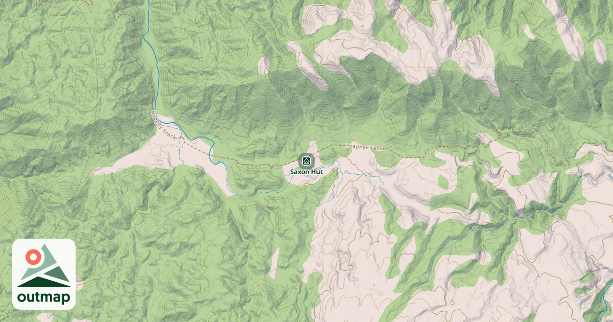 Map of Saxon Hut