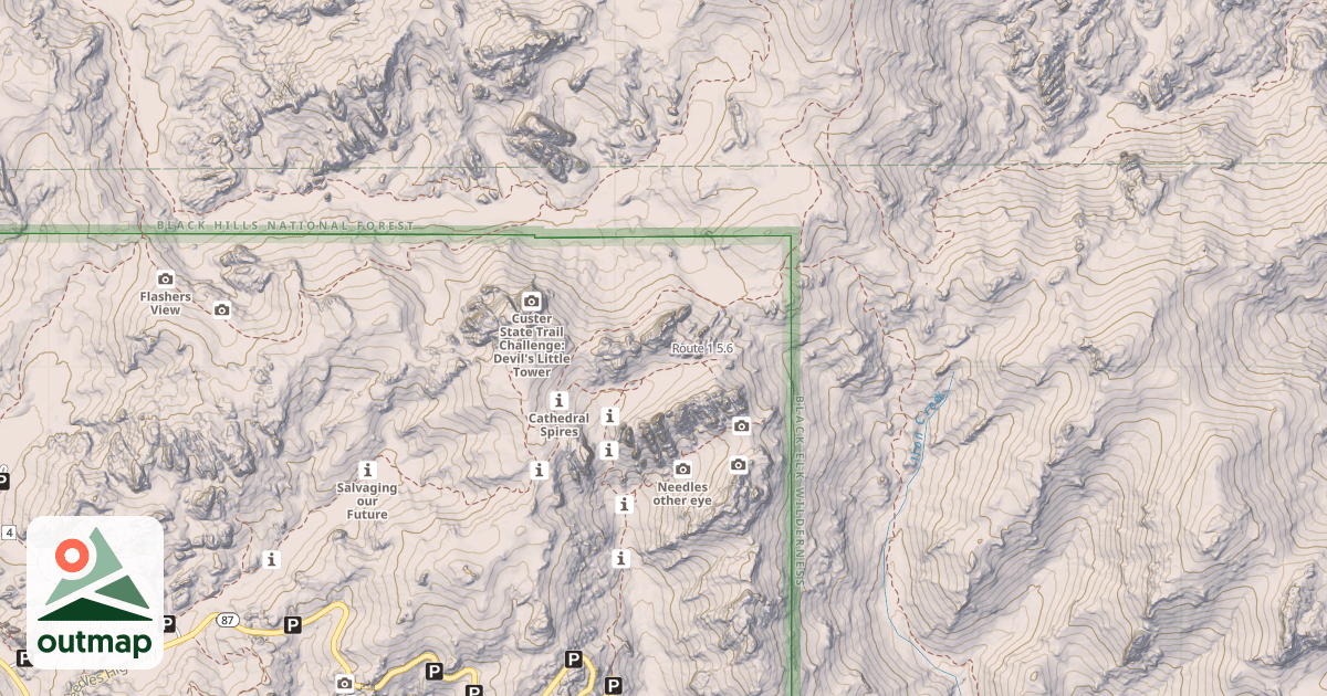 Map of Route 1