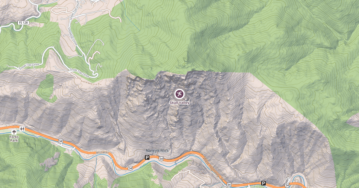 Map preview of Skull Valley