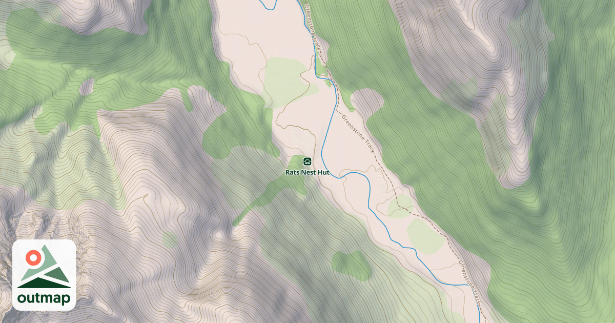 Map of Rats Nest Hut