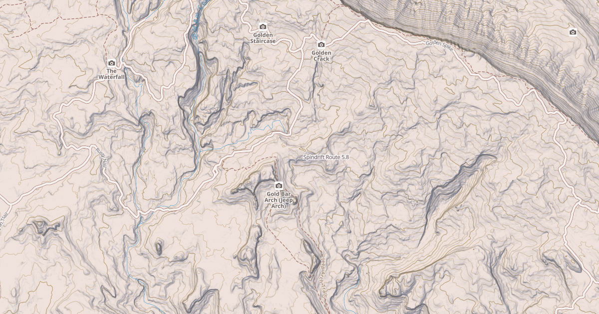 Map preview of Spindrift Route