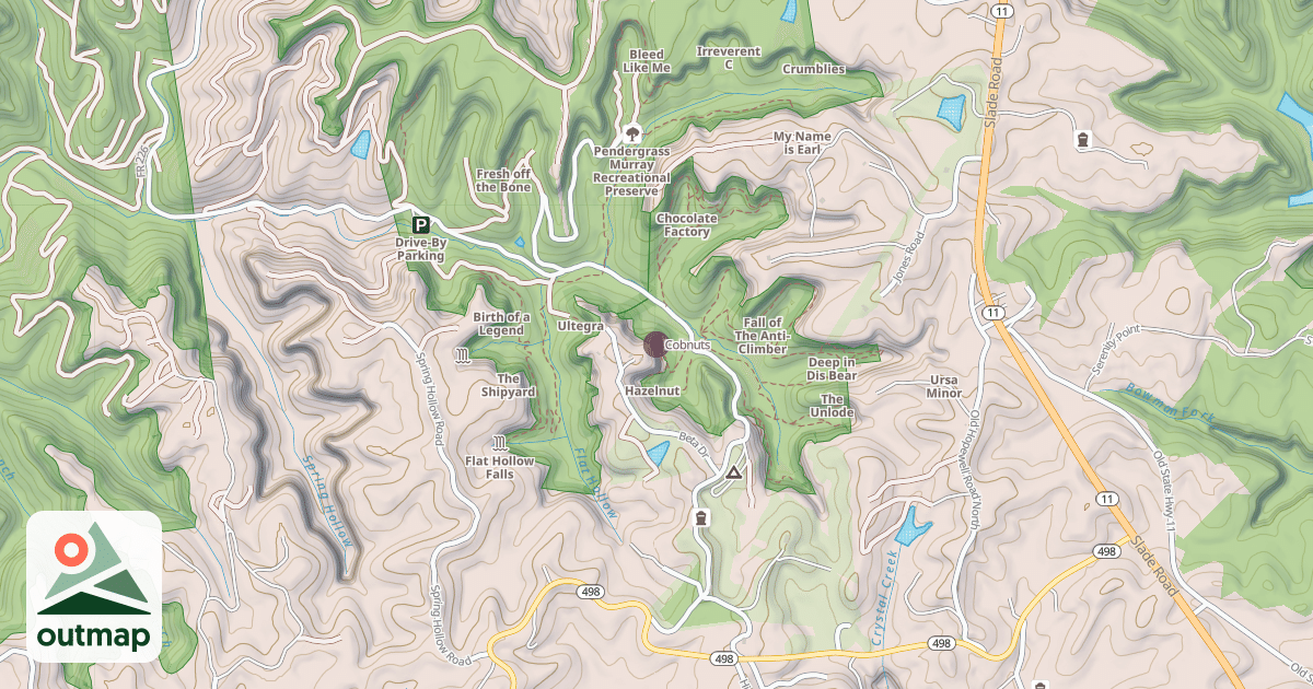 Map of Cobnuts