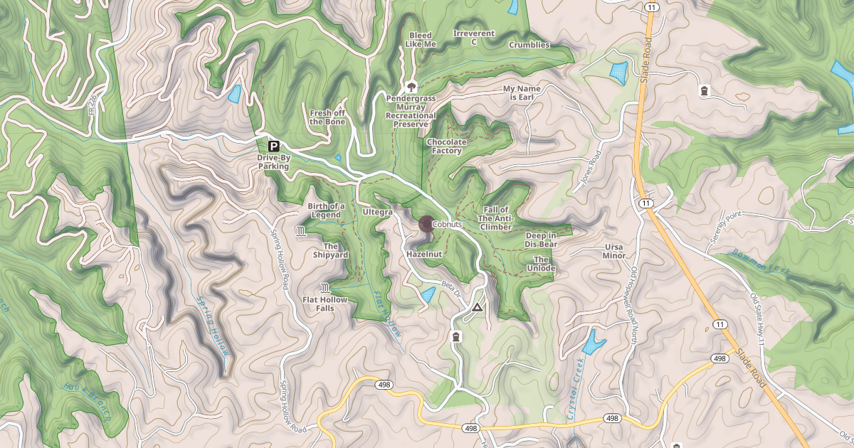 Map preview of Cobnuts