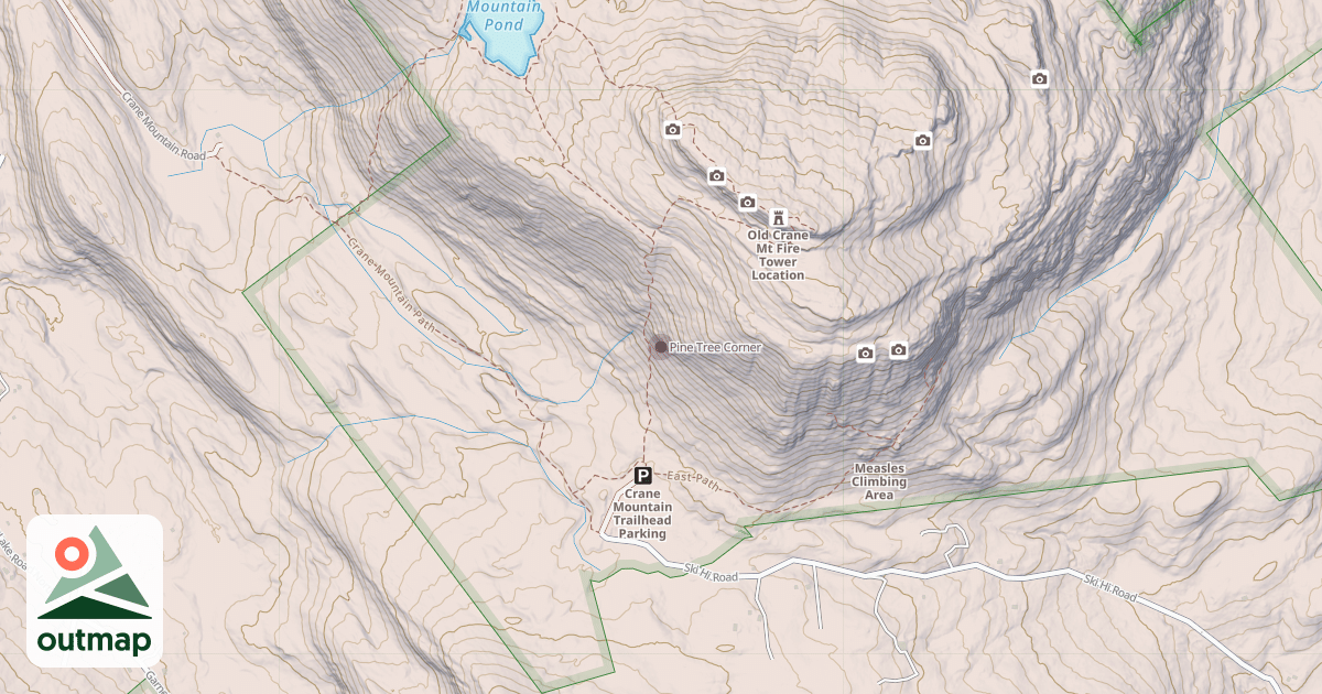 Map of Pine Tree Corner