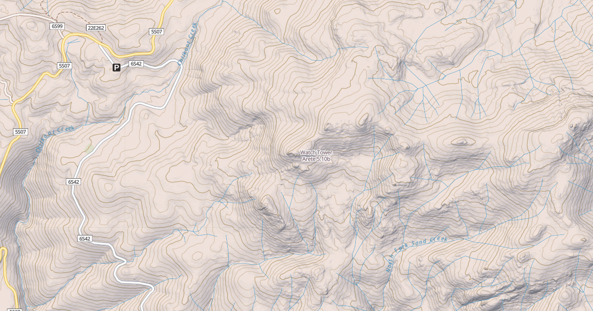 Map preview of Watch Tower Arete