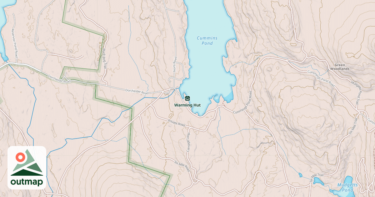 Map of Warming Hut