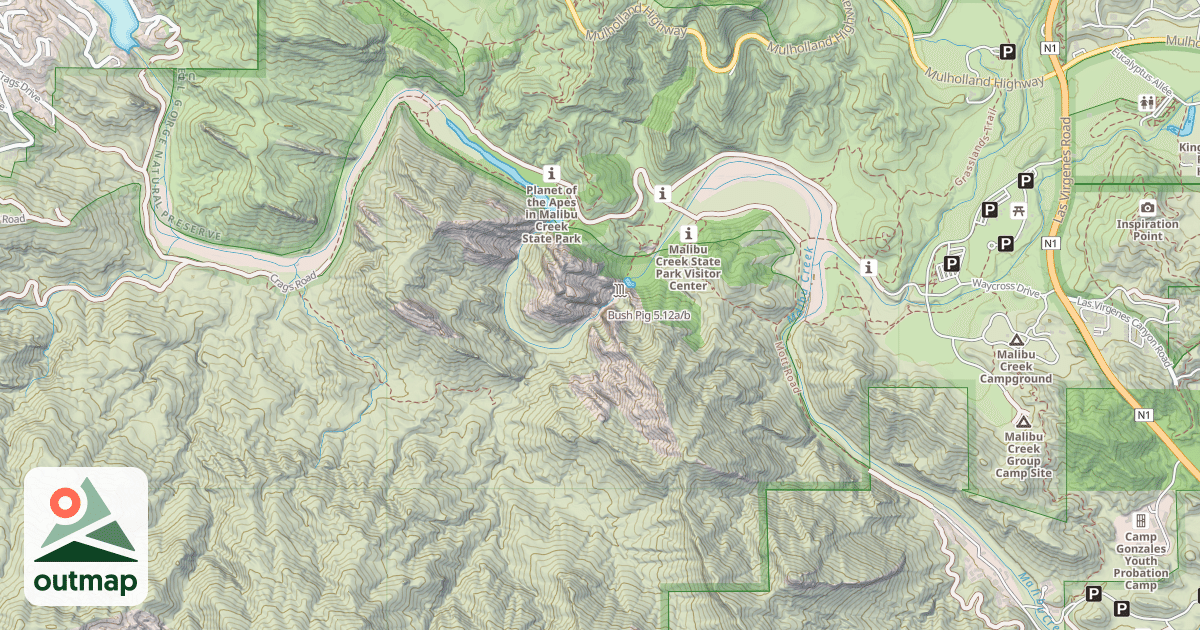 Map of Bush Pig