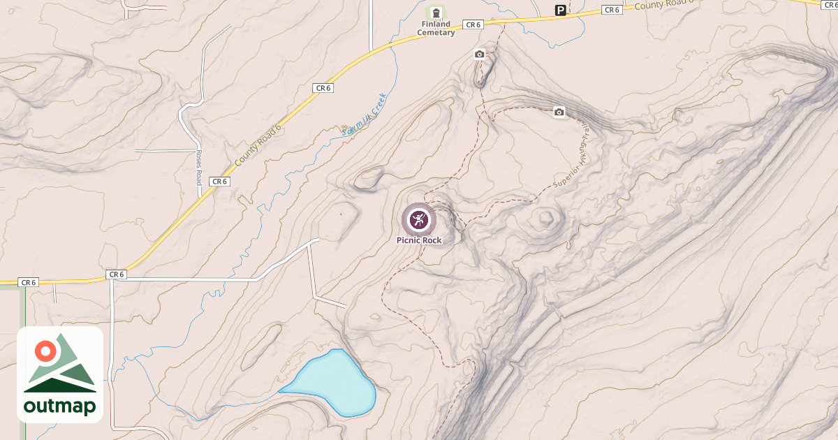 Map of Picnic Rock