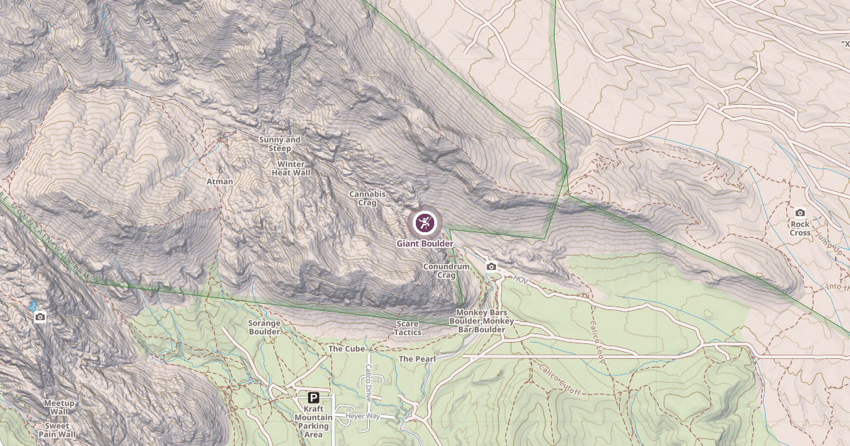 Map preview of Giant Boulder