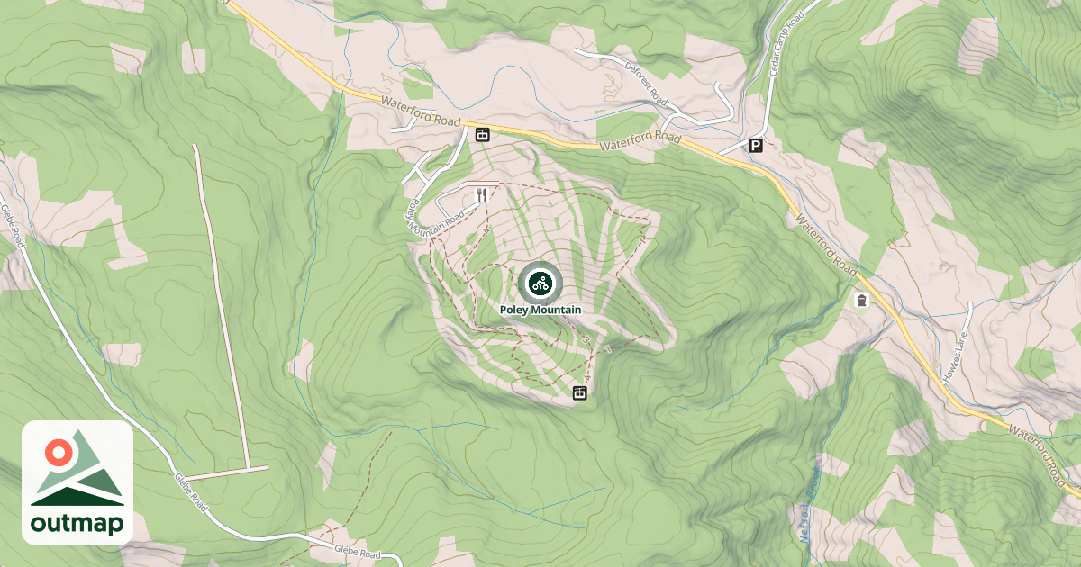 Map of Poley Mountain