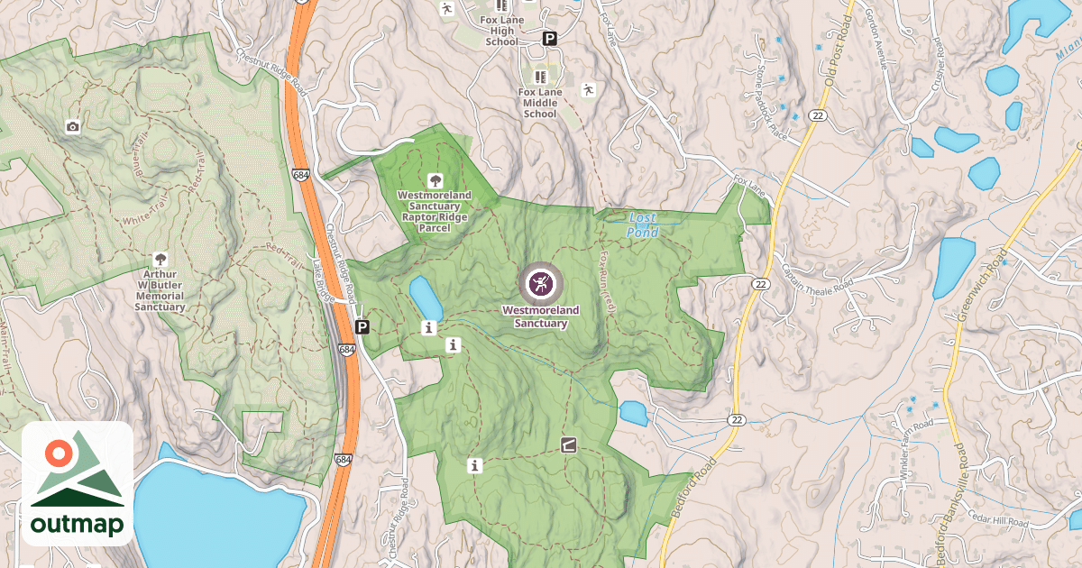 Map of Westmoreland Sanctuary